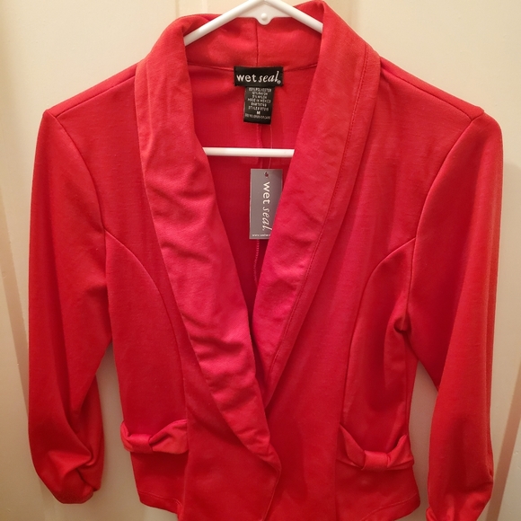 Wet Seal Jackets & Blazers - Fitted Red Blazer